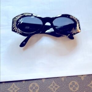 Versace Black Sunglasses with rhinestones